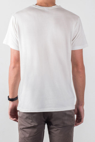THE KIND WORDS_men's white classic tee